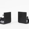 2 Iron Hammered Art Deco Bookends Vienna Around 1920s