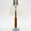 Art Deco Swiveling Chrome Table Lamp Vienna Around 1920s