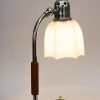 Art Deco Swiveling Chrome Table Lamp Vienna Around 1920s