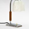 Art Deco Swiveling Chrome Table Lamp Vienna Around 1920s