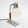 Art Deco Swiveling Chrome Table Lamp Vienna Around 1920s