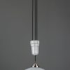 Adjustable Art Deco Chandelier 1920s by Bauhaus