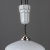 Adjustable Art Deco Chandelier 1920s by Bauhaus