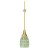 Art deco pendant with original antique opaline glass shade vienna around 1920s
