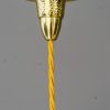 Art deco pendant with original antique opaline glass shade vienna around 1920s