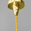 Art deco pendant with original antique opaline glass shade vienna around 1920s