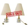 2 Big Bakalowits table lamps vienna around 1950s