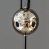 Adjustable art deco pendant with original fabric shade vienna around 1920s