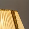 Adjustable art deco pendant with original fabric shade vienna around 1920s