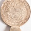 Silver Plated Brass Coin Bottle Opener by Carl Aubock, circa 1950