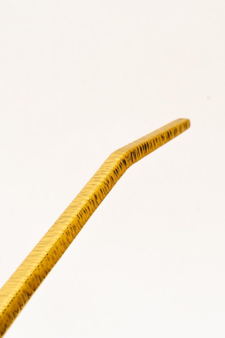 Hammered brass, copper can around 1950s