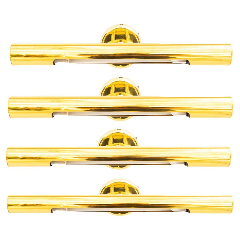 4 x Wall lamp vienna around 1970s