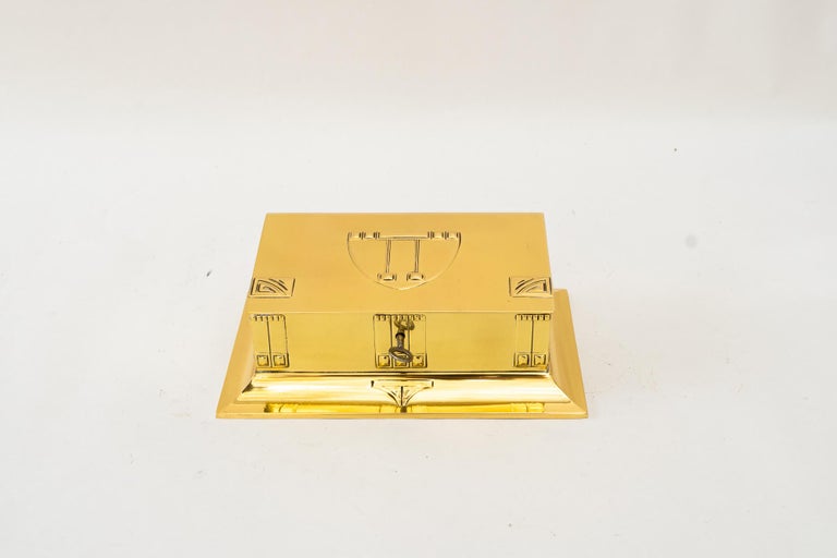 WMF art deco jewelry box germany around 1920s