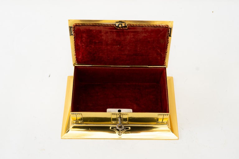 WMF art deco jewelry box germany around 1920s