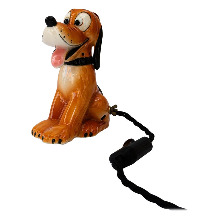 Ceramic goebel table lamp pluto around 1950s