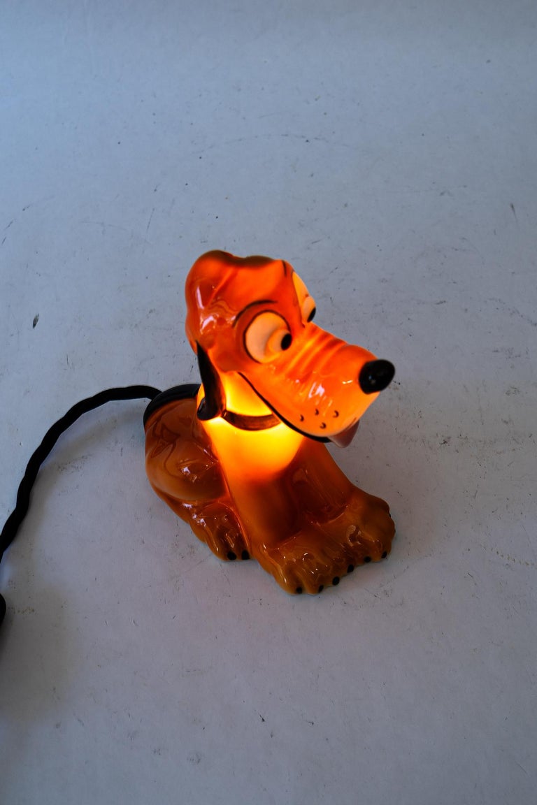 Ceramic goebel table lamp pluto around 1950s