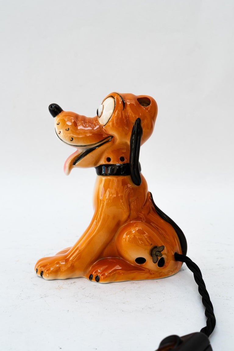 Ceramic goebel table lamp pluto around 1950s