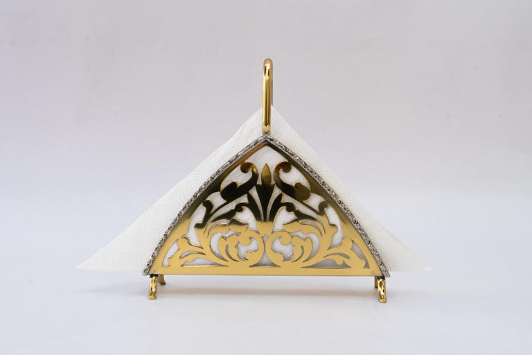 Brass Napkin Holder vienna around 1920s