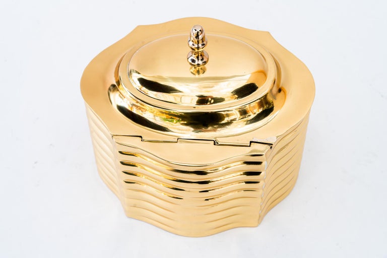 Art Deco brass Jewelry Box around 1920s