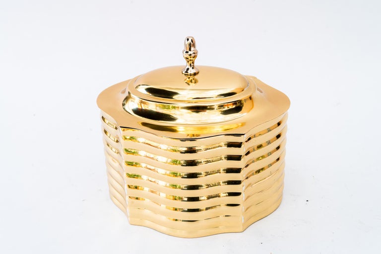 Art Deco brass Jewelry Box around 1920s