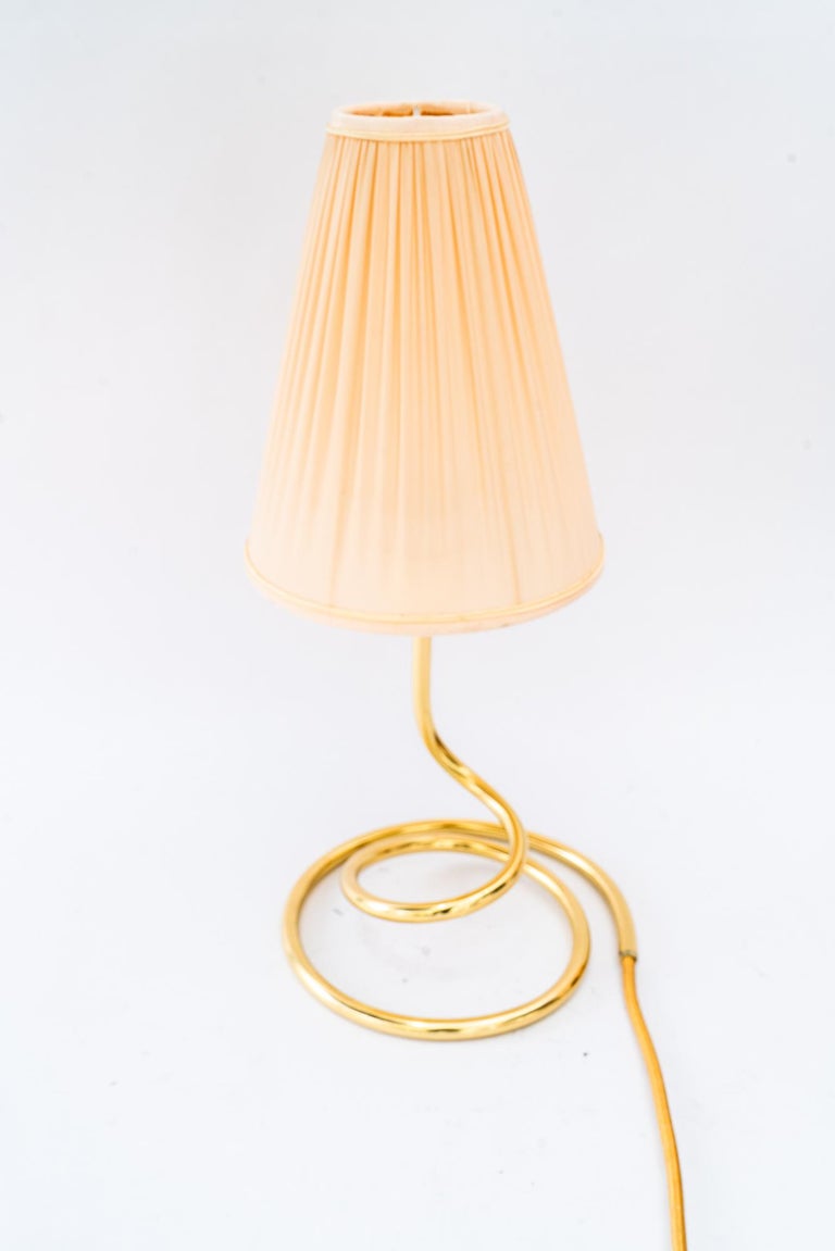 Rupert Nikoll Table lamp with fabric shade vienna around 1950s