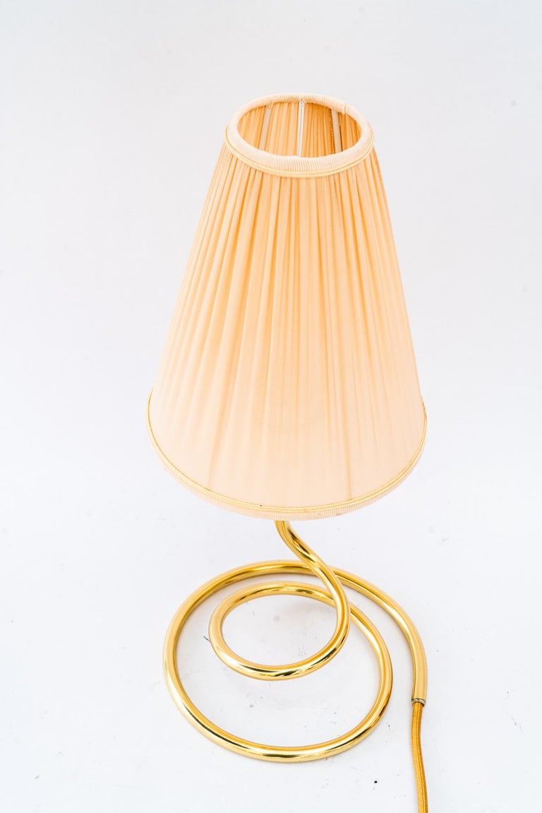 Rupert Nikoll Table lamp with fabric shade vienna around 1950s