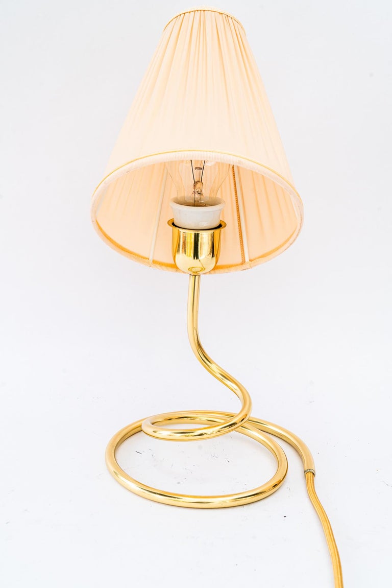 Rupert Nikoll Table lamp with fabric shade vienna around 1950s