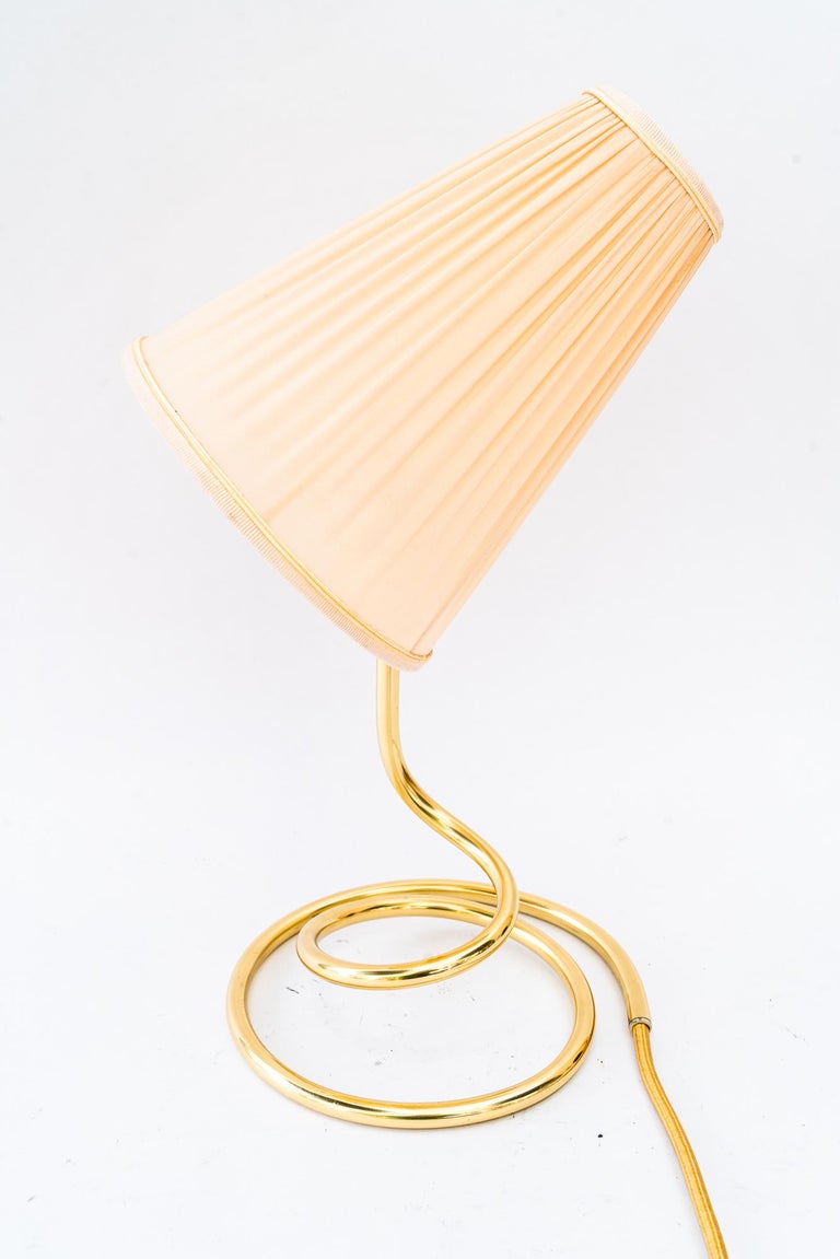Rupert Nikoll Table lamp with fabric shade vienna around 1950s