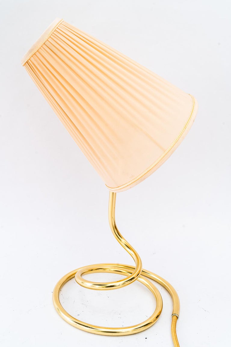 Rupert Nikoll Table lamp with fabric shade vienna around 1950s