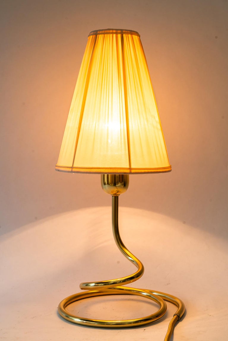 Rupert Nikoll Table lamp with fabric shade vienna around 1950s