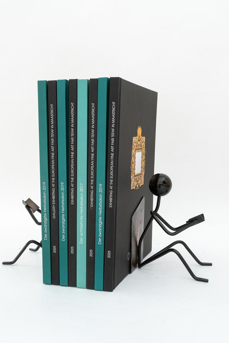 2 Hammered vintage bookends around 1950s