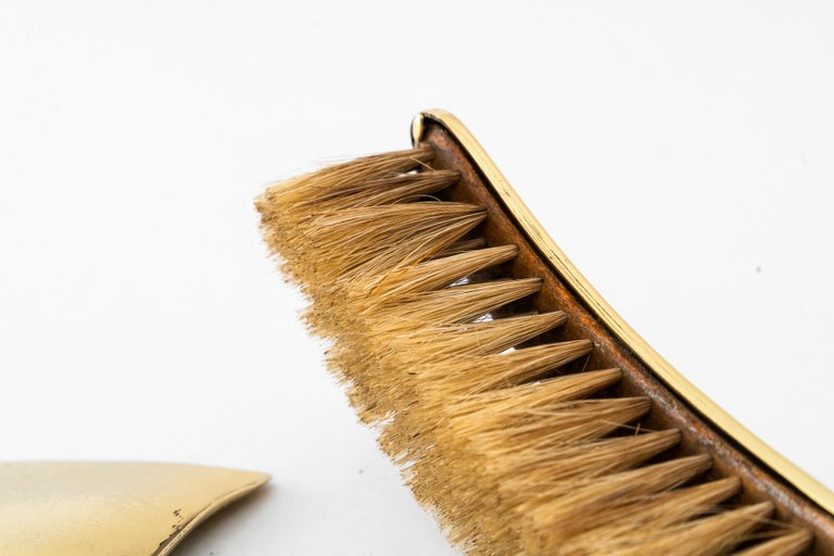 Jugendstil Broom and showel set vienna around 1908