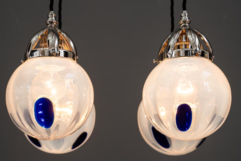 Koloman Moser Attributed to Bakalowits & Sohne Secession Chandelier ca. 1903