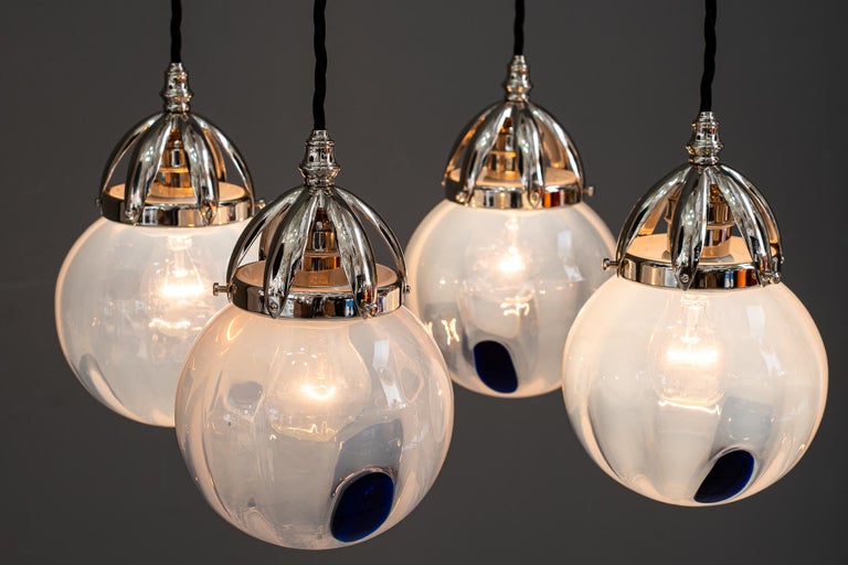 Koloman Moser Attributed to Bakalowits & Sohne Secession Chandelier ca. 1903