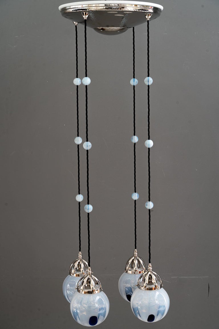 Koloman Moser Attributed to Bakalowits & Sohne Secession Chandelier ca. 1903