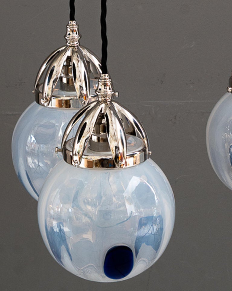 Koloman Moser Attributed to Bakalowits & Sohne Secession Chandelier ca. 1903