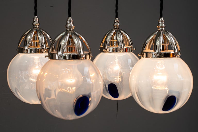Koloman Moser Attributed to Bakalowits & Sohne Secession Chandelier ca. 1903