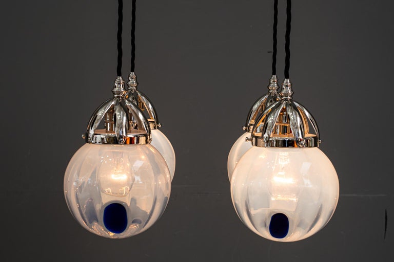 Koloman Moser Attributed to Bakalowits & Sohne Secession Chandelier ca. 1903