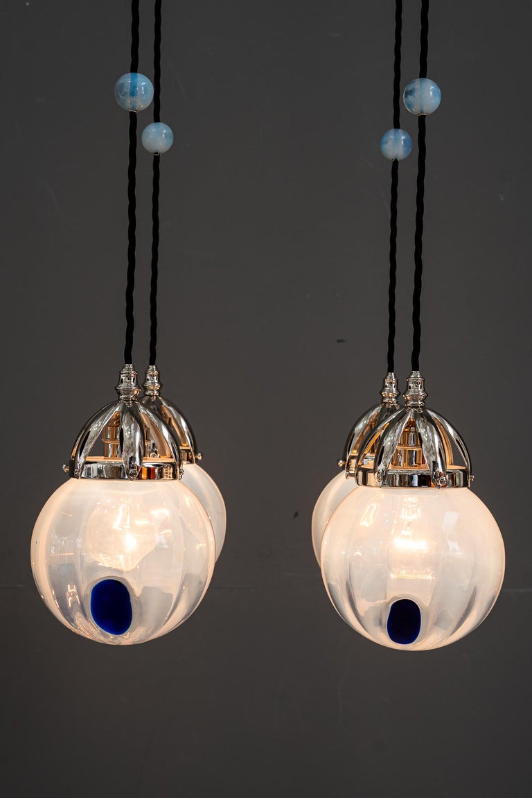 Koloman Moser Attributed to Bakalowits & Sohne Secession Chandelier ca. 1903