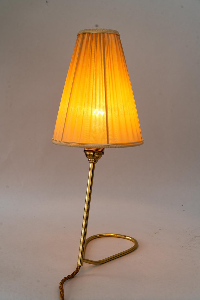Rupert Nikoll table lamp with fabric shade vienna around 1960s