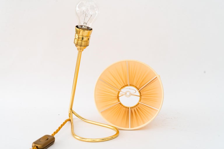Rupert Nikoll table lamp with fabric shade vienna around 1960s