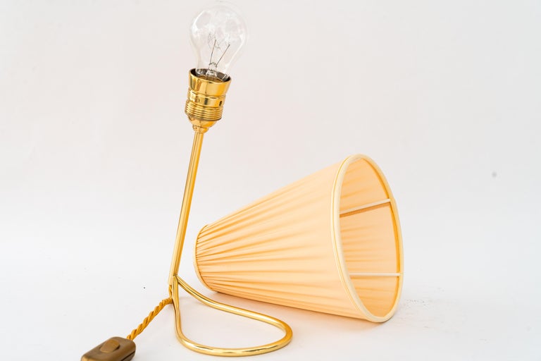Rupert Nikoll table lamp with fabric shade vienna around 1960s