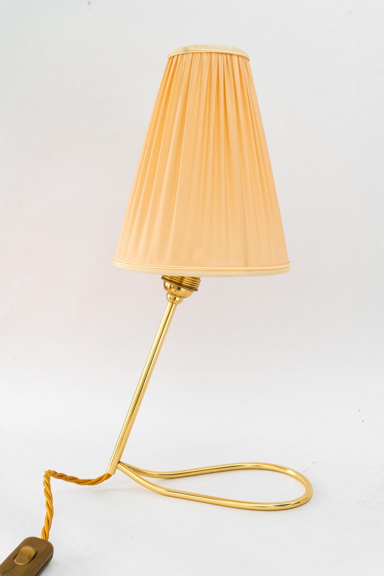 Rupert Nikoll table lamp with fabric shade vienna around 1960s