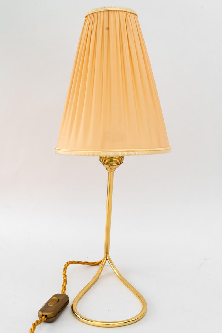 Rupert Nikoll table lamp with fabric shade vienna around 1960s