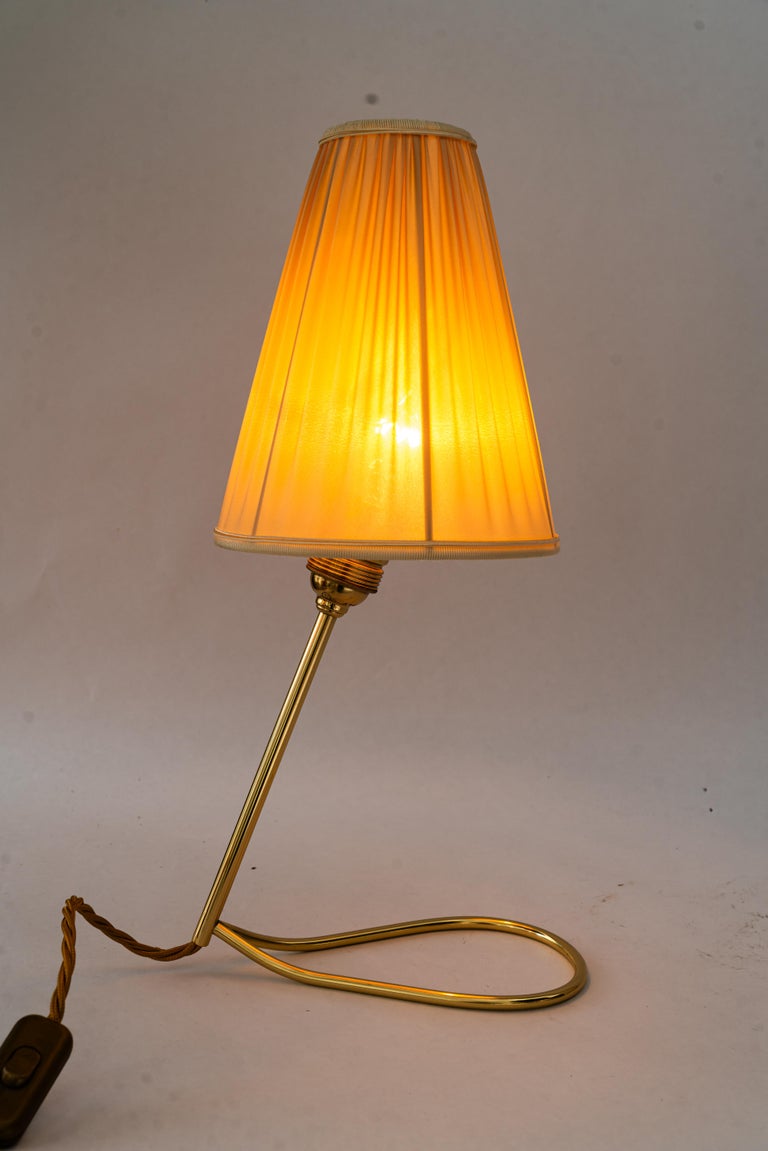Rupert Nikoll table lamp with fabric shade vienna around 1960s