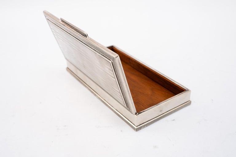Art deco Alpaca Jewelry Box vienna around 1920s