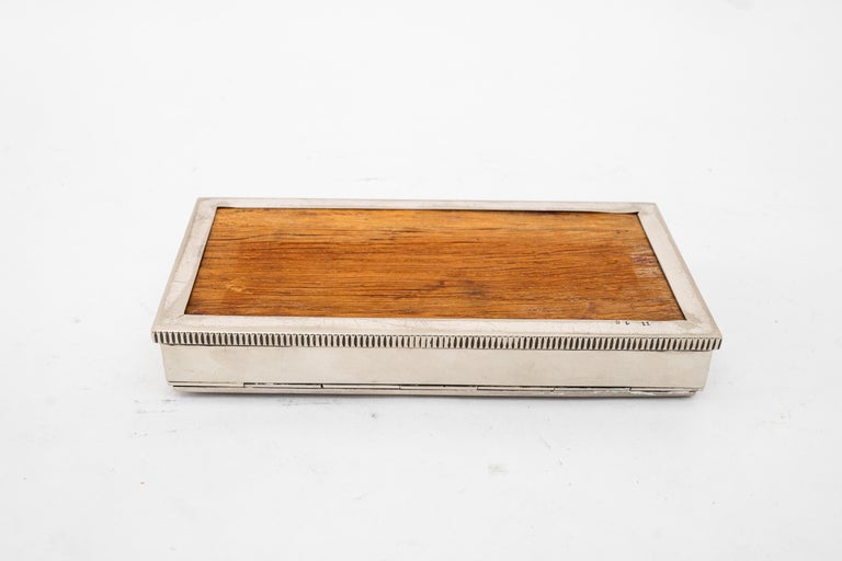 Art deco Alpaca Jewelry Box vienna around 1920s