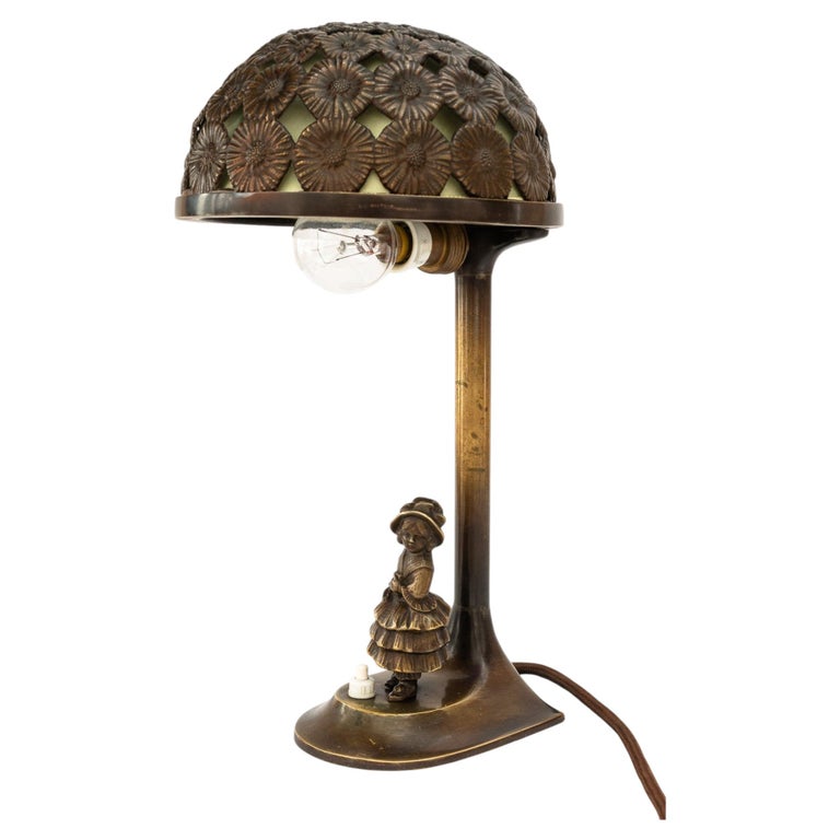 Jugendstil table lamp vienna around 1907