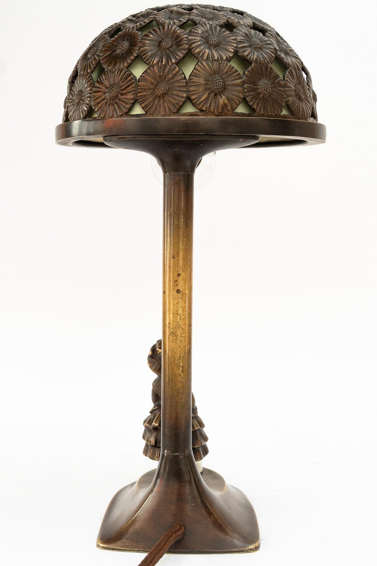 Jugendstil table lamp vienna around 1907