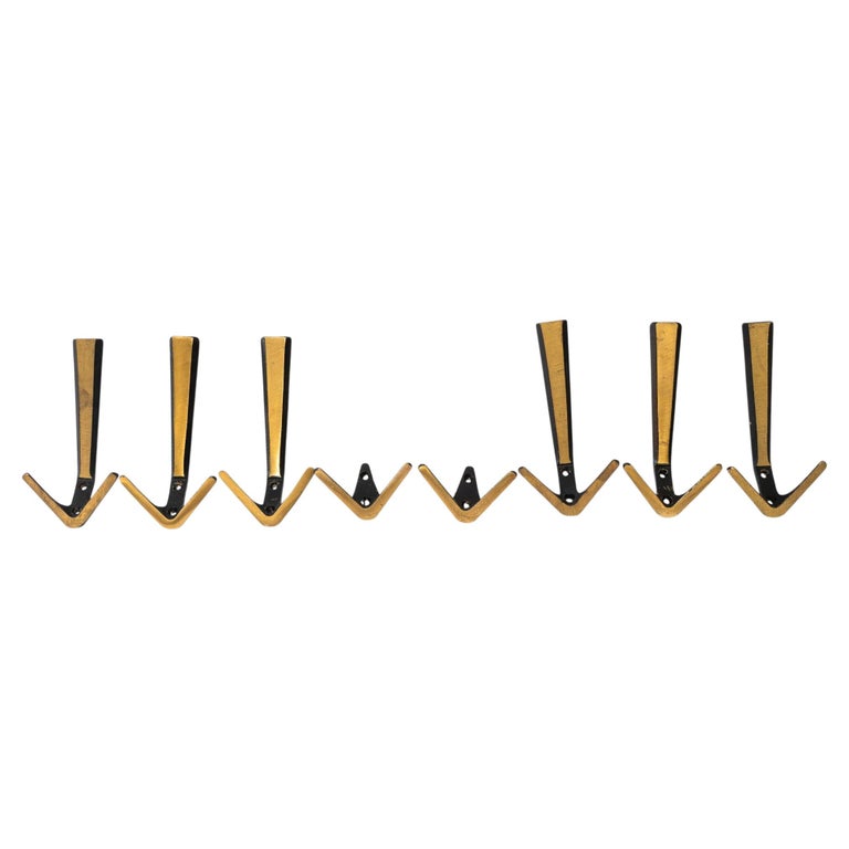 8 Wall Hooks by Herta Baller, around 1950s